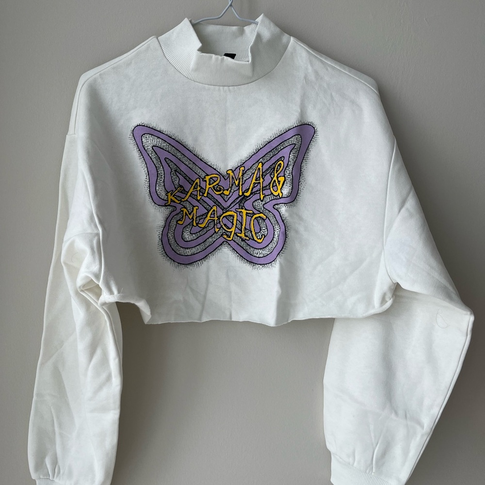 H&m Cropped Sweatshirt